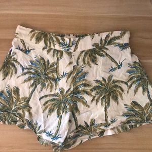 Ralph Lauren High Waisted Palm Shorts